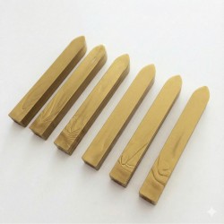 Barra de lacre dorada