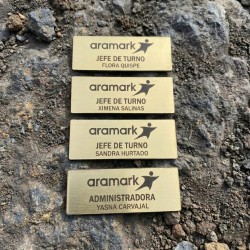 Placas grabadas para casco