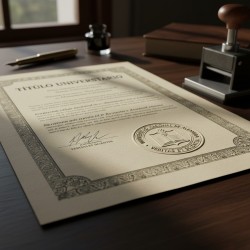 Timbre de cuño seco o relieve de mano