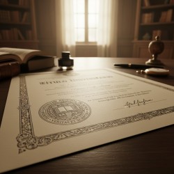 Timbre de cuño seco o relieve de hierro