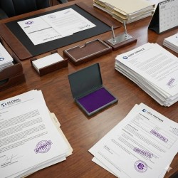 Tampón para timbre color violeta