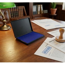 Tampón para timbre color azul