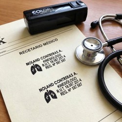 Timbre de bolsillo pie de firma