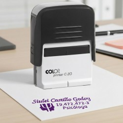 Timbre escritorio pie de firma