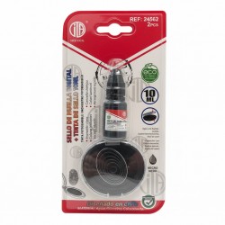 Tampón dactilar y tinta recarga