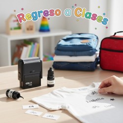 Timbre marcar para telas y...