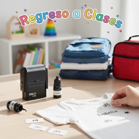 Timbre marcar para telas y ropa