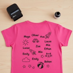 Timbre marcar para telas y ropa