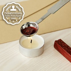 Vela tea light para lacre