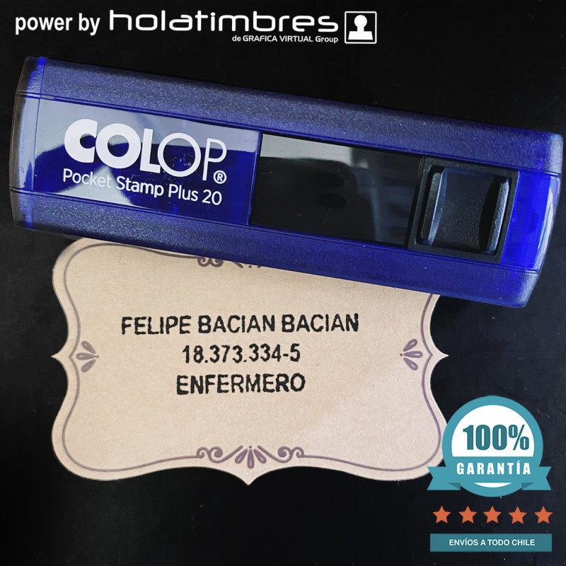 Timbre pocket stamp 20