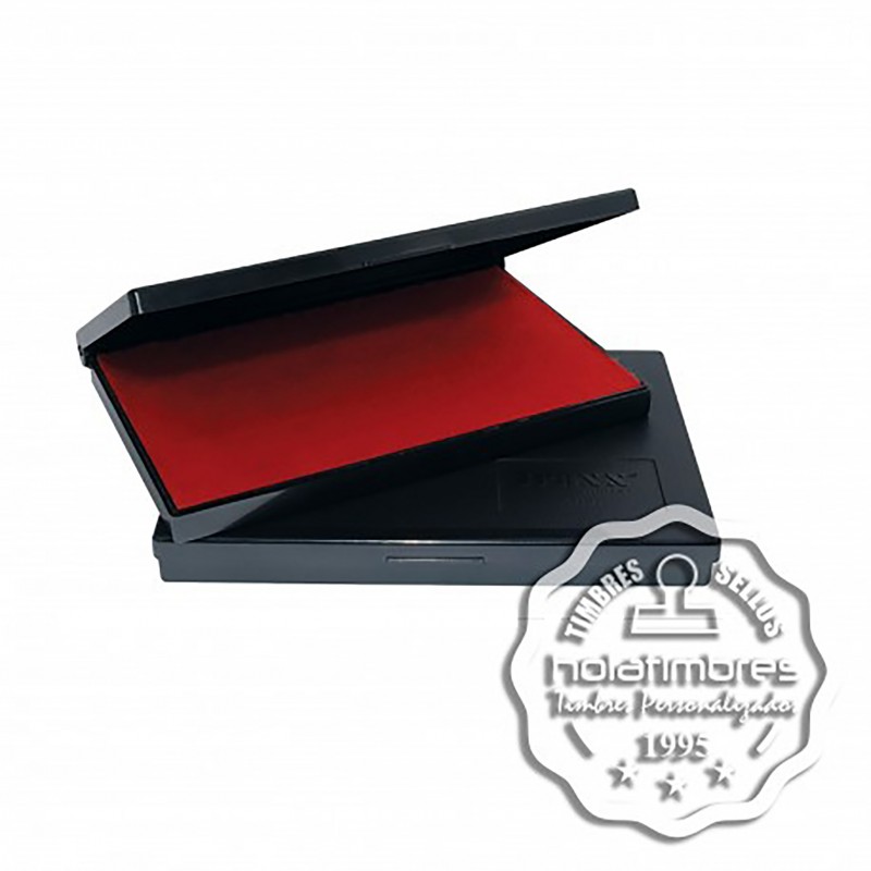 Tampón extra grande para timbre manual rojo Tampón extra grande para timbre manual rojo